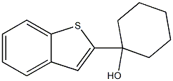 Cyclohexanol, 1-benzo[b]thien-2-yl- Struktur