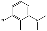 Benzenamine, 3-chloro-N,N,2-trimethyl- Struktur