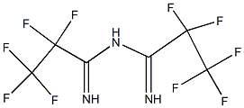 Propanimidamide,2,2,3,3,3-pentafluoro-N-(2,2,3,3,3-pentafluoro-1-iminopropyl)- Struktur