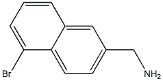 (5-bromonaphthalen-2-yl)methanamine Struktur