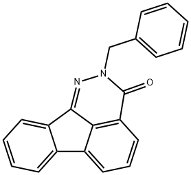 2-benzylindeno[1,2,3-de]phthalazin-3(2H)-one Struktur