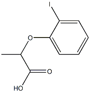 Propanoic acid,2-(2-iodophenoxy)- Struktur