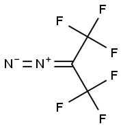 Propane, 2-diazo-1,1,1,3,3,3-hexafluoro- Struktur