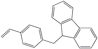 9H-Fluorene, 9-[(4-ethenylphenyl)methyl]- Struktur