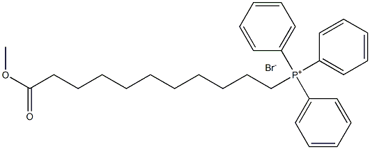 (11-甲氧基-11-氧代十一烷基)三苯基溴化鏻, 68532-63-8, 結(jié)構(gòu)式