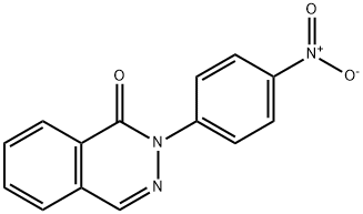 2-(4-nitrophenyl)-1-(2H)-phthalazinone Struktur