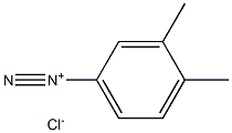 Benzenediazonium, 3,4-dimethyl-, chloride Struktur