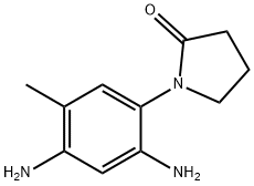 1-(2,4-Diamino-5-methyl-phenyl)-pyrrolidin-2-one Struktur