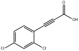 2-Propynoic acid,3-(2,4-dichlorophenyl)- Struktur