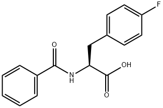 DL-N-benzoyl-4-fluoro- Phenylalanine Struktur