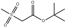 TERT-BUTYL 2-(METHYLSULFONYL)ACETATE Struktur