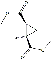 1,2-Cyclopropanedicarboxylic acid, 1-methyl-, dimethyl ester, cis-