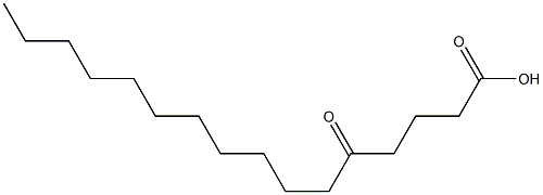 Hexadecanoic acid, 5-oxo- Struktur