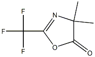 5(4H)-Oxazolone, 4,4-dimethyl-2-(trifluoromethyl)- Struktur