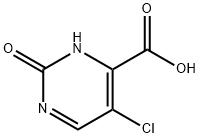 5-CHLORO-2-HYDROXYPYRIMIDINE-4-CARBOXYLIC ACID Struktur