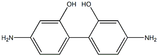 5-amino-2-(4-amino-2-hydroxy-phenyl)phenol Struktur