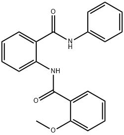 N-[2-(anilinocarbonyl)phenyl]-2-methoxybenzamide Struktur