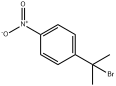 Benzene, 1-(1-bromo-1-methylethyl)-4-nitro- Struktur