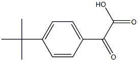 2-(4-(Tert-butyl)phenyl)-2-oxoacetic acid Struktur