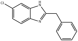 1H-Benzimidazole, 5-chloro-2-(phenylmethyl)- Struktur