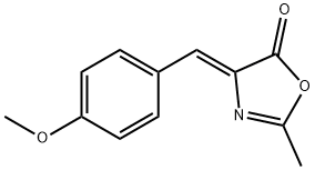 (4Z)-4-[(4-methoxyphenyl)methylidene]-2-methyl-1,3-oxazol-5-one Struktur