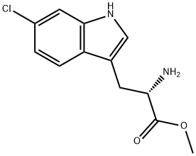 DL-6-Chlorotryptophan methyl ester Struktur