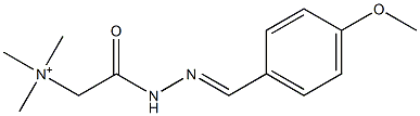 [(4-methoxyphenyl)methylideneamino]carbamoylmethyl-trimethyl-azanium