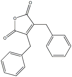 3,4-DIBENZYLFURAN-2,5-DIONE Struktur