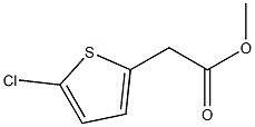 methyl 2-(5-chlorothiophen-2-yl)acetate Struktur