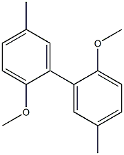 1,1'-Biphenyl, 2,2'-dimethoxy-5,5'-dimethyl- Struktur