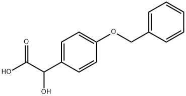 (4-Benzyloxy-phenyl)-hydroxy-acetic acid Struktur