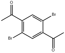 1,1'-(2,5-dibromo-1,4-phenylene)diethanone Structure