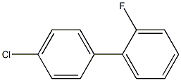 1,1'-Biphenyl, 4'-chloro-2-fluoro- Struktur