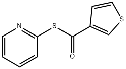 S-(pyridin-2-yl) thiophene-3-carbothioate Struktur