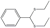 Benzene, [bis(ethylthio)methyl]- Struktur