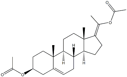 Pregna-5,17(20)-diene-3,20-diol,diacetate, (3b)- (9CI) Struktur