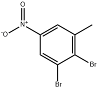 2,3-Dibromo-5-nitrotoluene Struktur