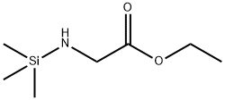 Glycine, N-(trimethylsilyl)-, ethyl ester Struktur