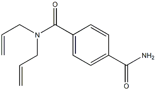 N,N-diprop-2-enylbenzene-1,4-dicarboxamide Struktur