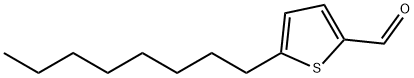 5-n-Octylthiophene-2-carbaldehyde Struktur