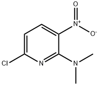 (6-Chloro-3-nitro-pyridin-2-yl)-dimethyl-amine Struktur