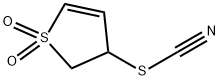 3-thiocyanato-2,3-dihydrothiophene 1,1-dioxide Struktur