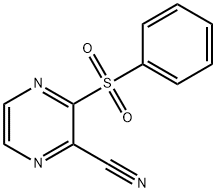 3-Benzenesulfonyl-pyrazine-2-carbonitrile