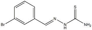 Hydrazinecarbothioamide, 2-[(3-bromophenyl)methylene]- Struktur