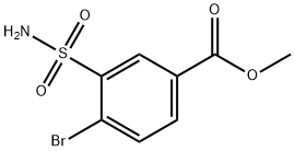 methyl 4-bromo-3-sulfamoylbenzoate Struktur