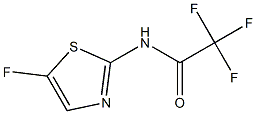 Acetamide, 2,2,2-trifluoro-N-(5-fluoro-2-thiazolyl)- Struktur