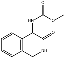 METHYL (3-OXO-1,2,3,4-TETRAHYDROISOQUINOLIN-4-YL)CARBAMATE Struktur