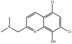 7-DICHLORO-2-DIMETHYLAMINOMETHYL-QUINOLIN-8-OL Struktur