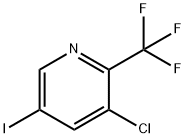 3-chloro-5-iodo-2-(trifluoromethyl)pyridine Struktur