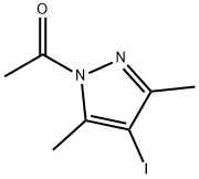 1-(4-IODO-3,5-DIMETHYL-1H-PYRAZOL-1-YL)ETHANONE Struktur